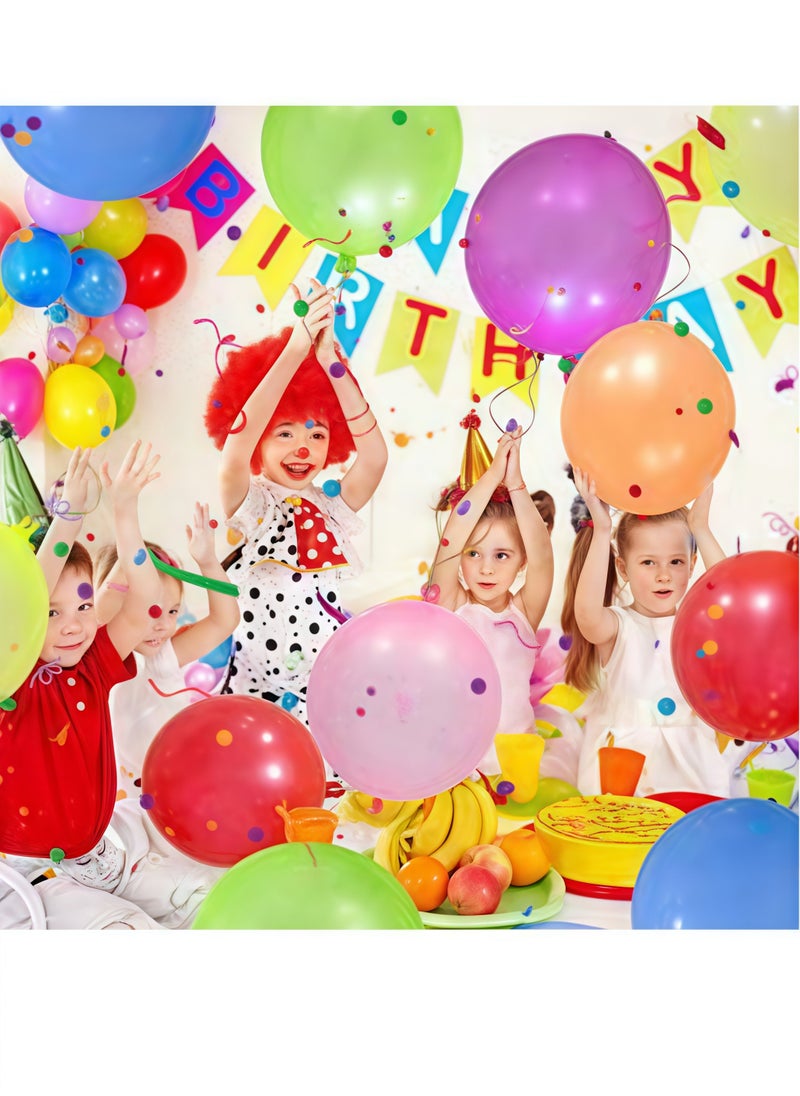 Hi Moon 50PCS Punch Balloons Thickened Latex Punching Balloon,Neon Punching Balloon Heavy Duty Birthday Party Favors for Kids,Color Bounce Balloons with Upgraded Strong Rubber Band Handle,Party Balloon Set  - Image 3