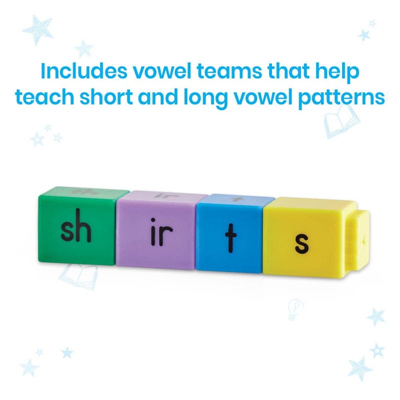 hand2mind Reading Rods Phonics Word-Building, Word Building Activities, Spelling Toys, Montessori Alphabet Letters, Reading Tools for Kids, Science of Reading Manipulatives, Phonemic Awareness - Image 5