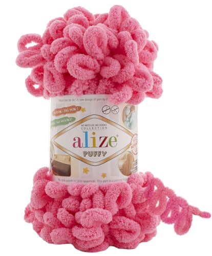 ALIZE 4 sknBall Alize Puffy Baby Big Loop Blanket Yarn 100 Micropolyester Soft Yarn 400gr 393 yds 377 - Image 3