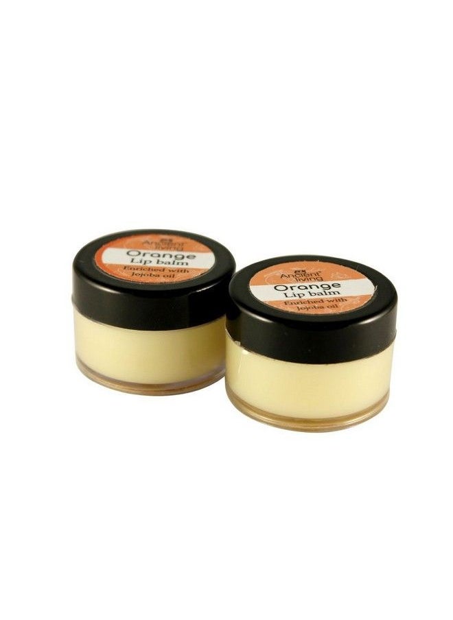 Ancient Living - Organic Orange Lip Balm For Buttery Smooth & Supple Lips (Set Of 2) 8 Gm Each - Image 1