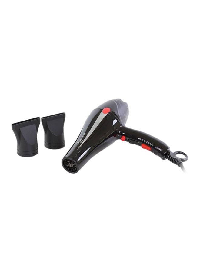 Okema Professional Hair Dryer Black/Red - Image 1