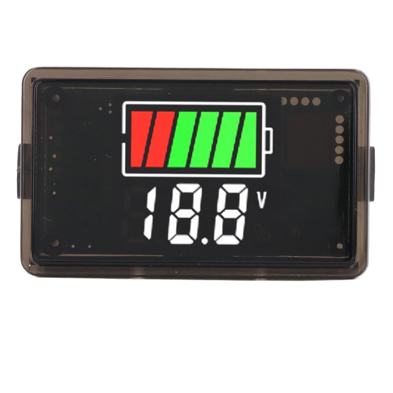 Digital Battery Monitor DC 8 100V Power Off Memory For Ternary Iron Lithium Boat White Backlight - Image 3