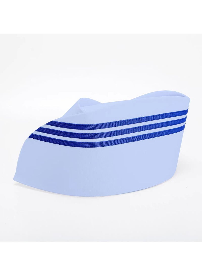 KUYING Thickened Nurse's Tailcoat Hat With Three Buckles And Adjustable Medical Work Cap