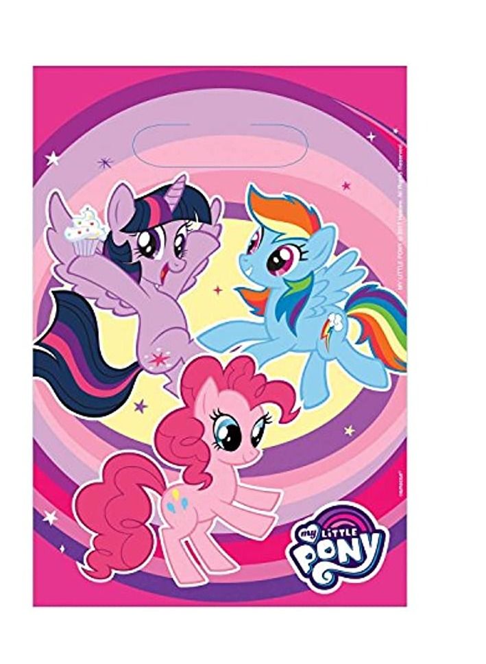 Amscan Little Pony Party Loot Bags-8 Pcs