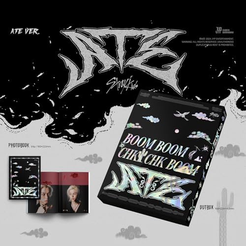 JYP Ent Stray Kids - [ATE] (ATE Ver.) Photobook + CD-R + Monochrome Photo Receipt + Photocard + PVC Card - Image 2