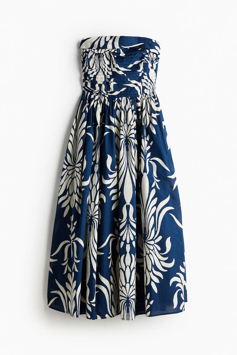 اتش اند ام فستان باندو بتصميم منقوش