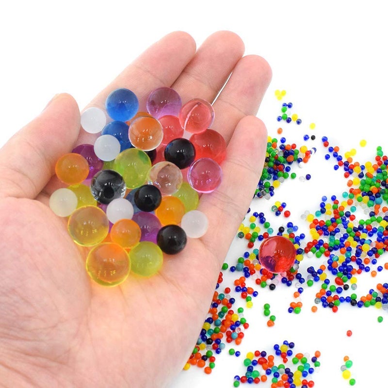 Firstly Firstly Traders Crystal Soil Water Pearls Growing Jelly Water Balls Multicolour Pack of 2 Ounces  - Image 1