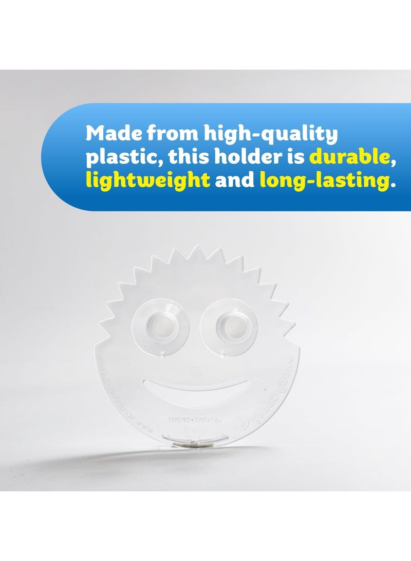 Scrub Daddy Sponge Holder Daddy Caddy - Sponge Holder for Kitchen Sink - Sponge Caddy and Kitchen Organizer with Suction Cups - Self Draining & Dishwasher Safe (1 Count) - Image 3