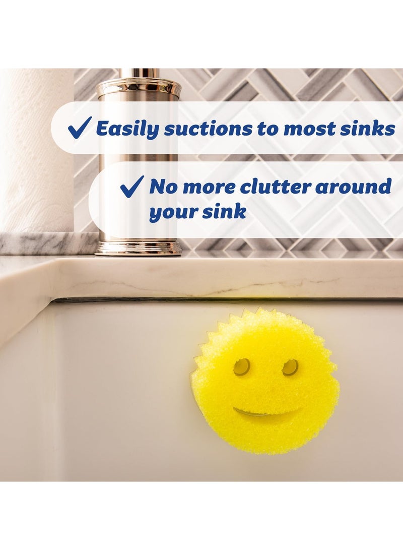 Scrub Daddy Sponge Holder Daddy Caddy - Sponge Holder for Kitchen Sink - Sponge Caddy and Kitchen Organizer with Suction Cups - Self Draining & Dishwasher Safe (1 Count) - Image 5