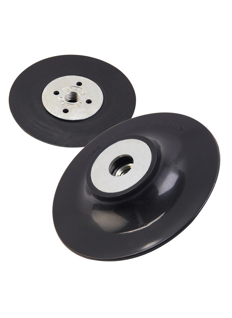 KSEIBI Plastic Backing Pad / Black, Durable and Lightweight, Essential for Tasks Smoothing Surfaces, Removing Paint, Or Preparing for Painting, Polishing Metal, Wood. Polishing. Compatible with Angle Grinder  - Image 1