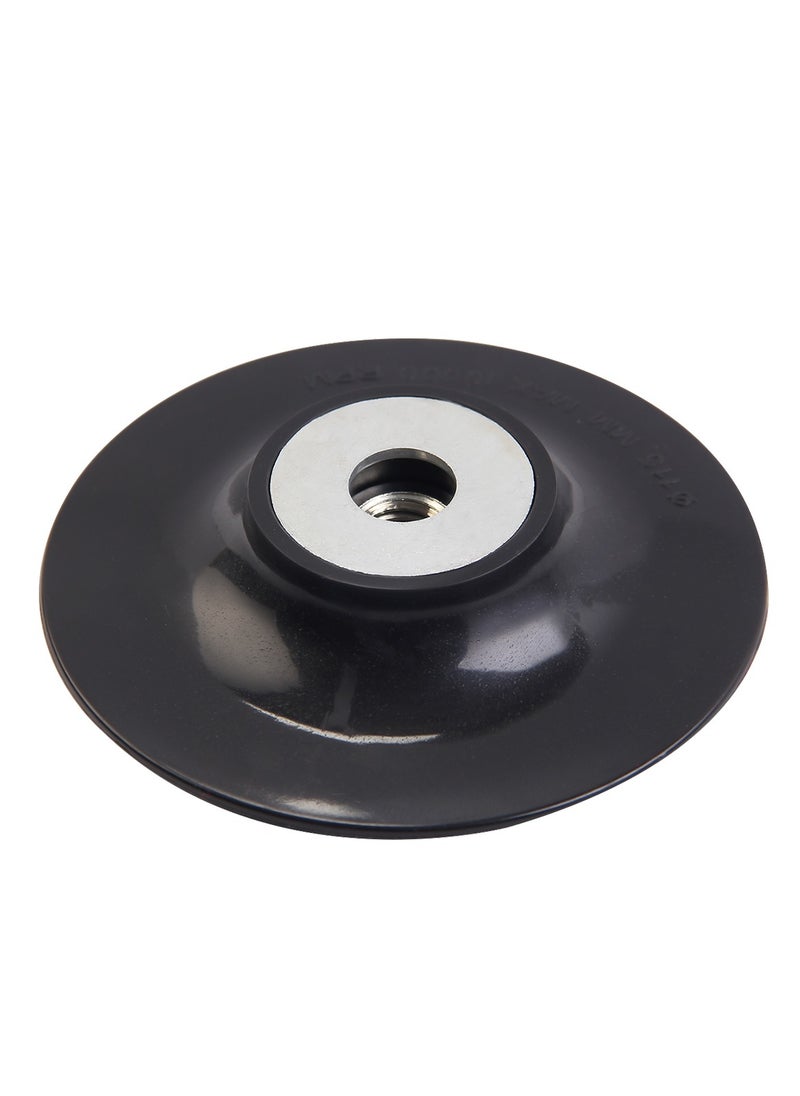 KSEIBI Plastic Backing Pad / Black, Durable and Lightweight, Essential for Tasks Smoothing Surfaces, Removing Paint, Or Preparing for Painting, Polishing Metal, Wood. Polishing. Compatible with Angle Grinder  - Image 2