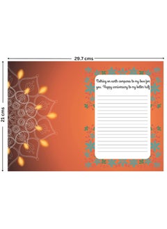 AanyaCentric AanyaCentric Wedding Anniversary Card Printed Greeting Card A5 Size with Handmade Envelope Perfect Marriage Anniversary Card for Husband or Wife Love Greeting and Gift  - Image 5