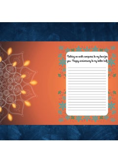 AanyaCentric AanyaCentric Wedding Anniversary Card Printed Greeting Card A5 Size with Handmade Envelope Perfect Marriage Anniversary Card for Husband or Wife Love Greeting and Gift  - Image 4