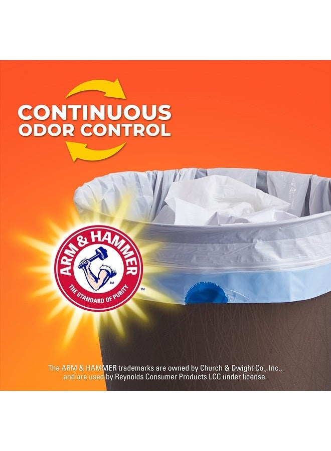 Hefty Small Trash Bags, Ocean Water Scent, 4 Gallon, 52 Count - Image 3