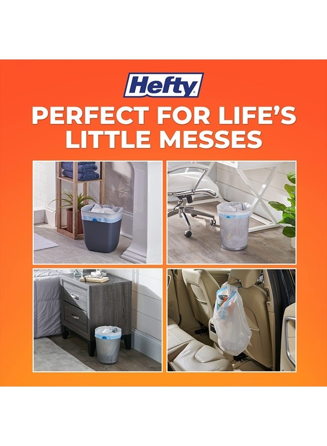 Hefty Small Trash Bags, Ocean Water Scent, 4 Gallon, 52 Count - Image 5