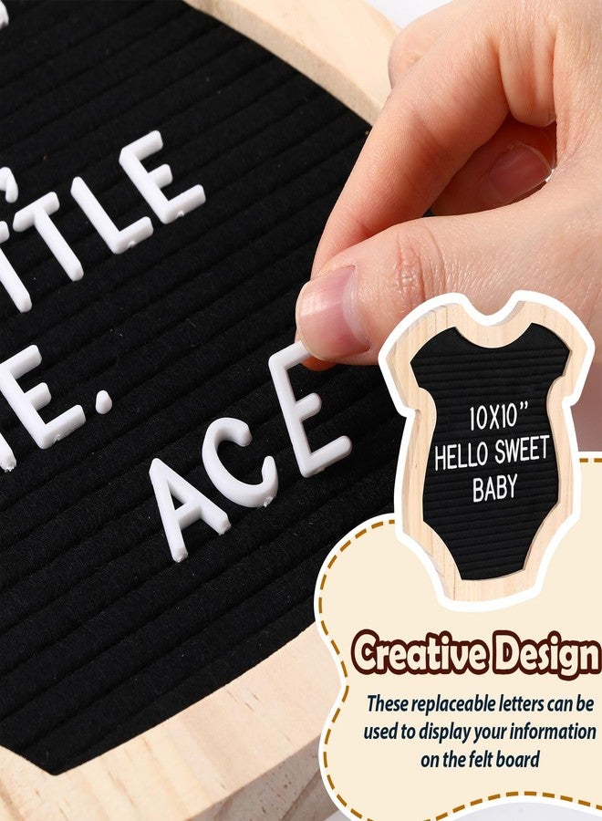 Geyoga Baby Coming Soon Announcement Felt Letter Board Pregnancy Reveal Ideas Hangeable Message Board for Baby Shower Decorations - Image 4