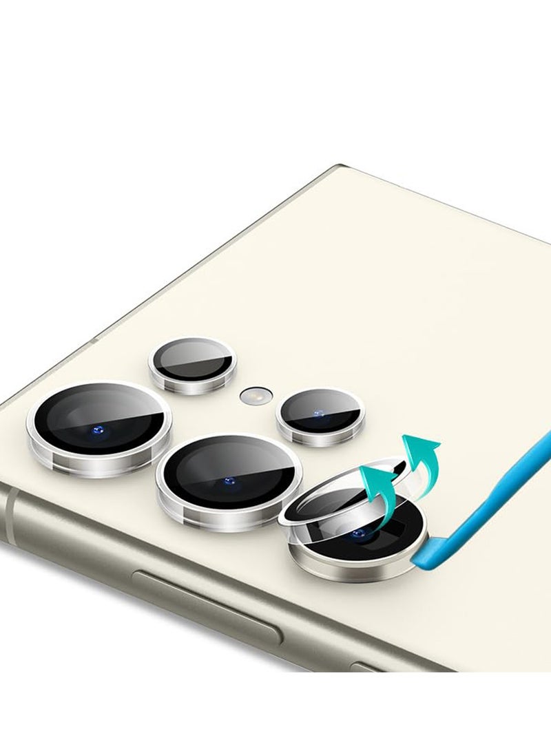 يو آر آر واقي عدسة الكاميرا URR AR المضاد للانعكاس متوافق مع سامسونج S25 Ultra، يوفر حماية من الخدوش، مقاوم للغبار، ومقاوم للماء، مع فتحات دقيقة (شفاف) - Image 2