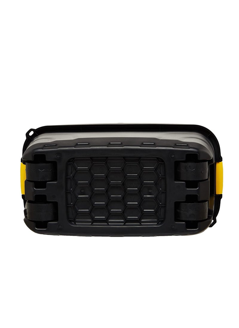 Strata - Strata Storage Box With Wheels, Black, 190 Liters, 99.7 x 59 x 66 cm, HTC-STR-753 - Image 1
