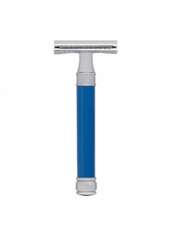 Edwin Jagger Edwin Jagger Double Edged Safety Razor Long Handle  93mm 37 Blue 