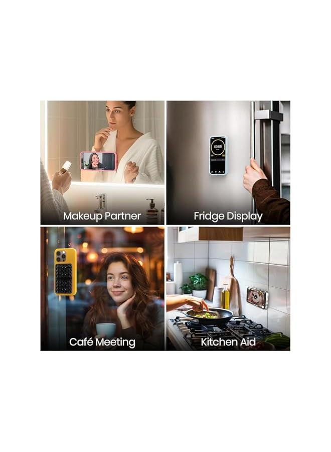 Green Tiger 2 Pcs Silicone Suction Phone Case Mount, Suction Cup Phone Mount Non Slip Sticky Phone Grip for iPhone and Android Phone Accessories Hands-Free Strong Grip Holder for Selfies and Videos - Image 5