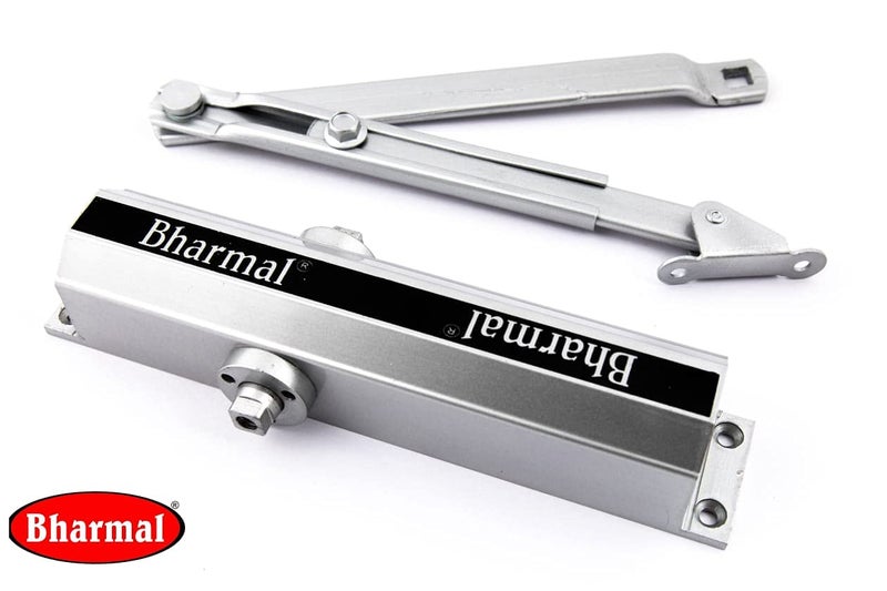 Bharmal Hydraulic Door Closer with Silver Finish - Image 2