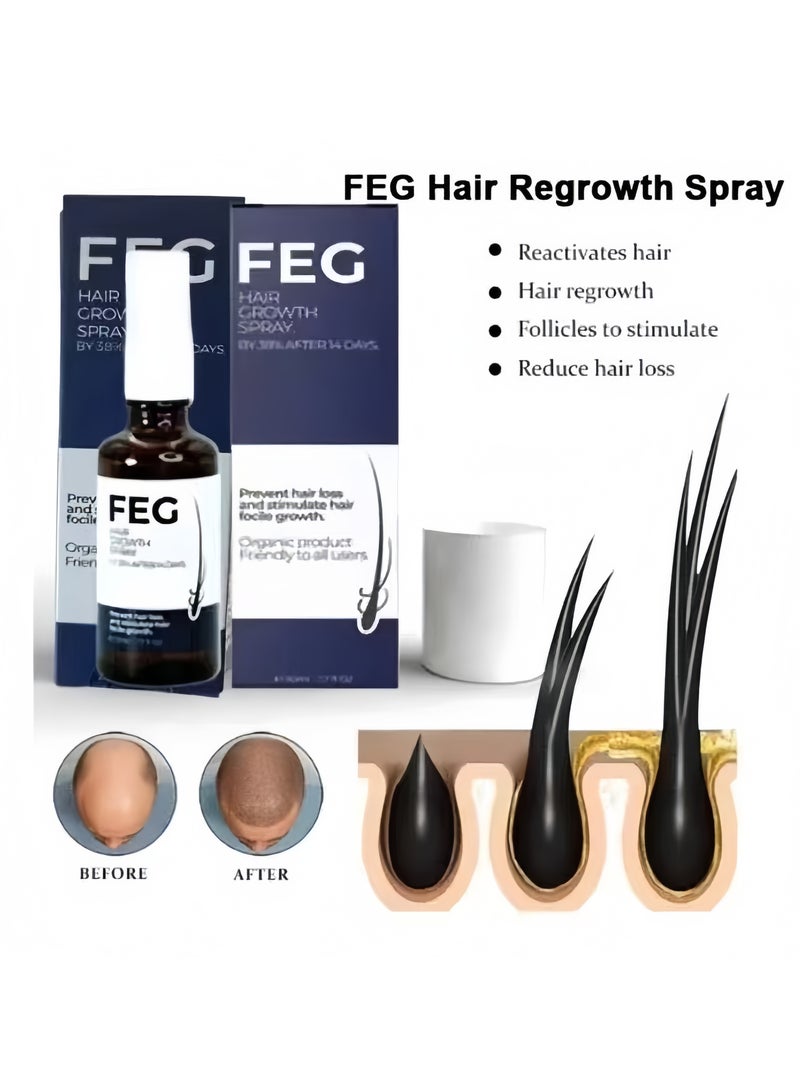 فيج رذاذ FEG لنمو الشعر - يمنع تساقط الشعر ويحفز نمو بصيلات الشعر - Image 2