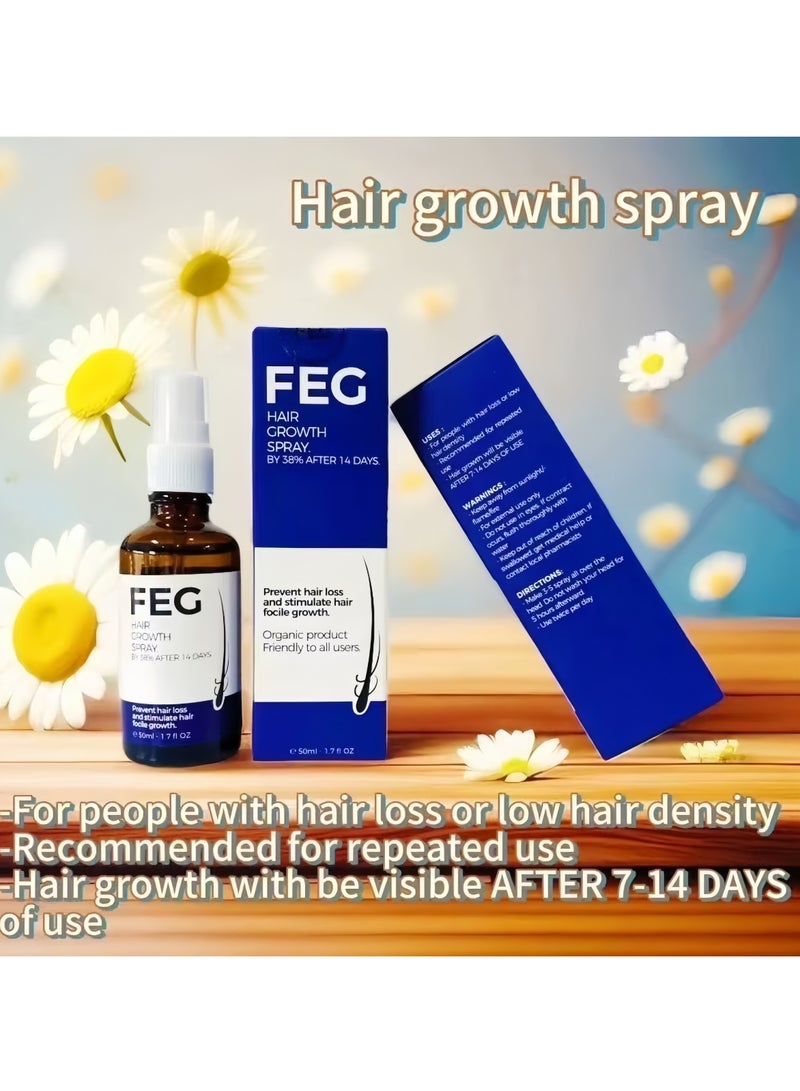 فيج رذاذ FEG لنمو الشعر - يمنع تساقط الشعر ويحفز نمو بصيلات الشعر - Image 3