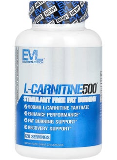L-Carnitine500®, 500 mg, 120 Capsules