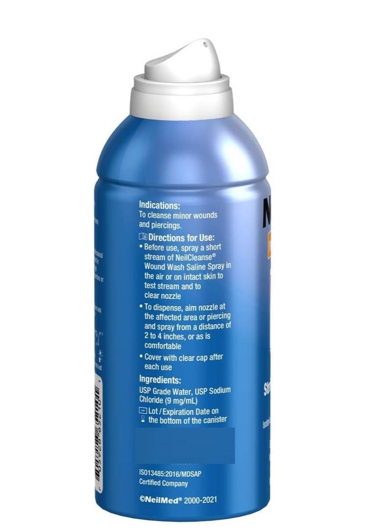 NeilMed NeilMed Cleanse Sterile Saline Wound Wash, 6 Ounce  - Image 3