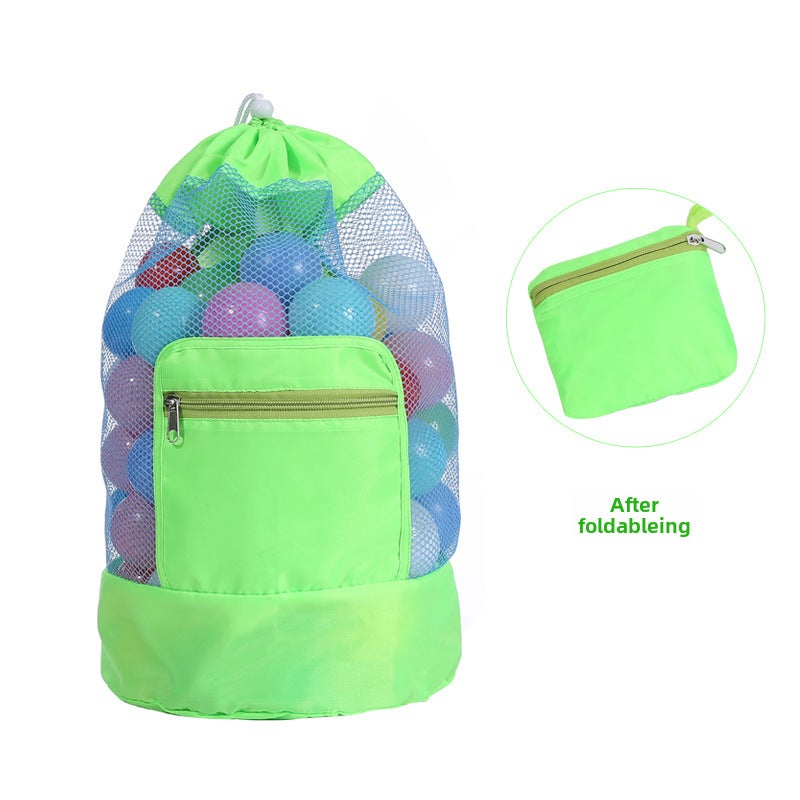 New Kids Toy Storage Beach Backpack Green