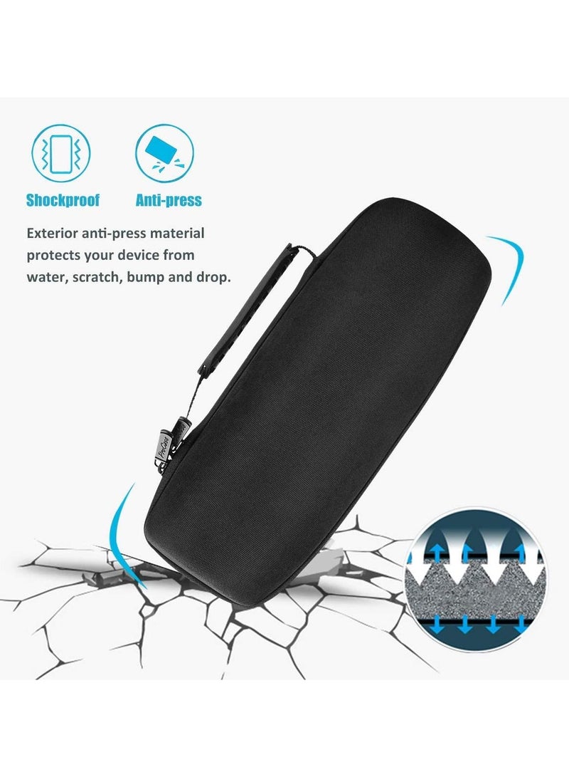 Procases Carrying Case for JBL Charge 4 & Charge 5, Hard Travel Case Protective Bag for JBL Charge 4 & 5 Portable Waterproof Wireless Speaker, Fits USB Plug and Cable -Black - Image 2