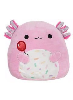 SQUISHMALLOW S Official Kellytoy Plush 8 Inch Squishy Soft Plush Toy Animals (Archie Axolotl (With Balloon))  - Image 1