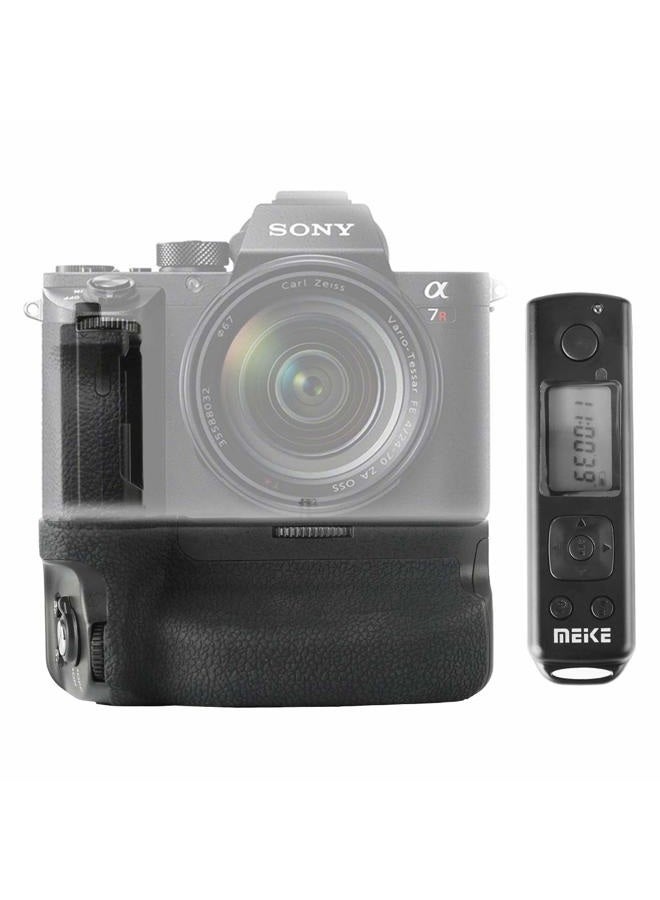 Meike MK-A7R IV برو مقبض بطارية عمودي متعدد الطاقة احترافي لكاميرات سوني A7R IV A7IV A9II A7SIII مع شاشة LCD للتحكم عن بُعد - Image 1