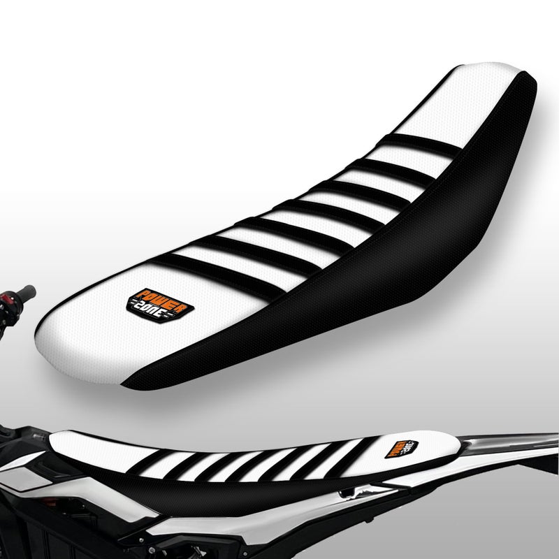 sawrain Dirt Bike Seat Cover for Surron SUR Ron Ultra Bee NonSlip Motorcycle Electric Bike Seat Protector BlackWhiteBlack