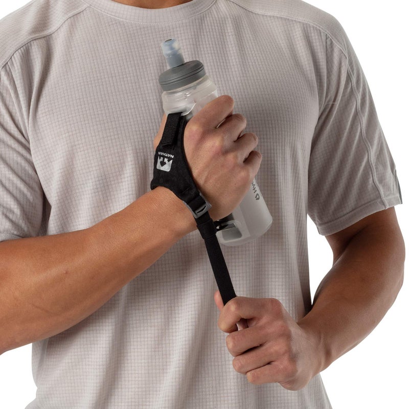 Nathan ExoShot Lite Handheld 14oz, Hydration Flask with Integrated Hand Strap, Great For Running, Cycling, Climbing, Hiking & more, 14 Oz - Image 3