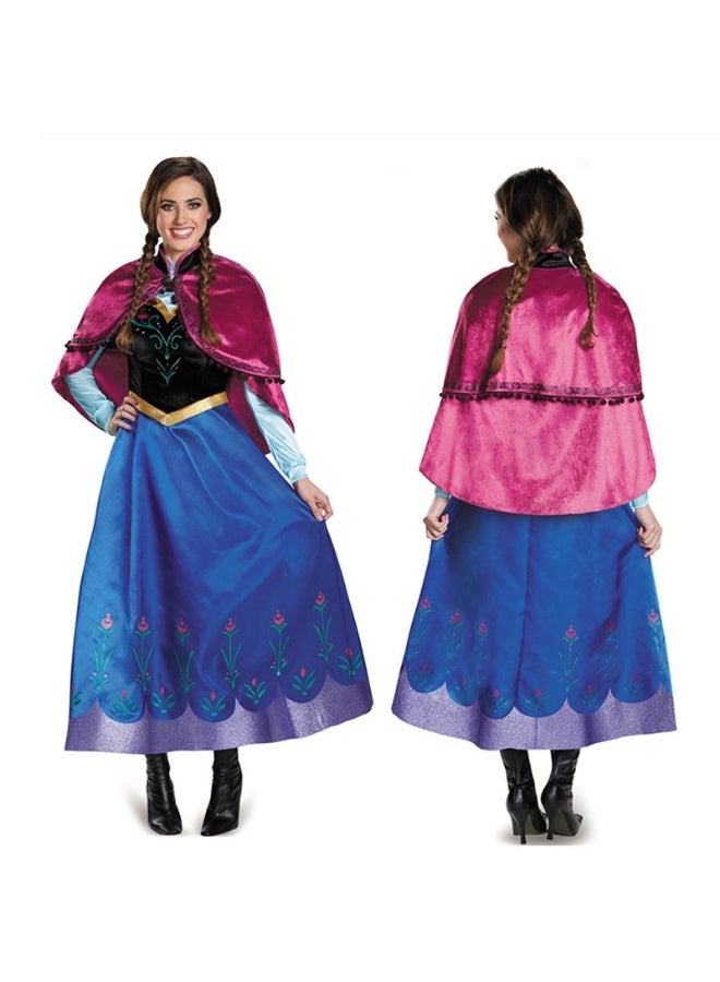 Frozen Princess Anna Dress - Adult Halloween Costume - Image 4
