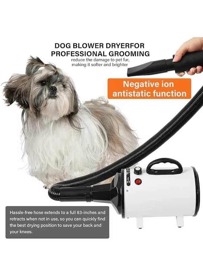 XiuWoo Pet Water Blower Large Dog Hair Dryer High Power Low Noise Dog Hair Drying Box Cat Grooming - Image 2