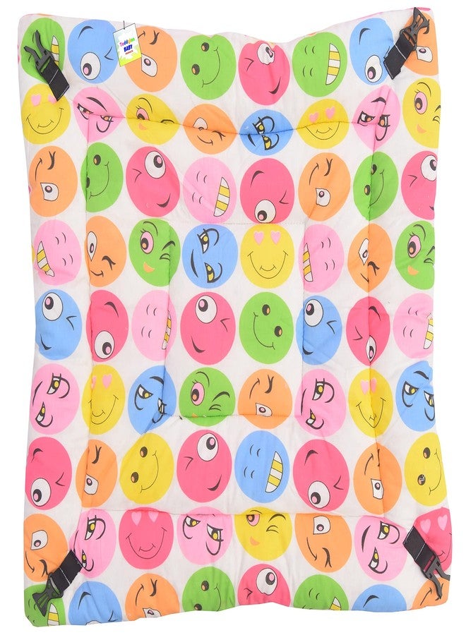 Toddylon Flat Bed Baby Play Gym New Born Baby Bedding|Mat with Hanging Toys|Mattress with Mosquito Net|Cotton Playing Mat|Playmats & Floor Gyms (0-6 Months),1 Count,Pink - Image 3