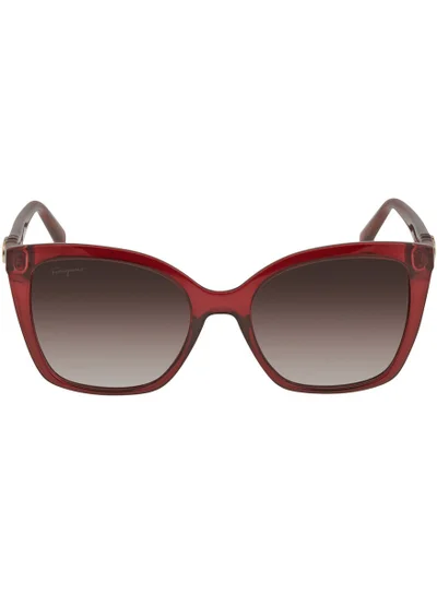 FERRAGAMO Modified Rectangle Oversized Sunglasses