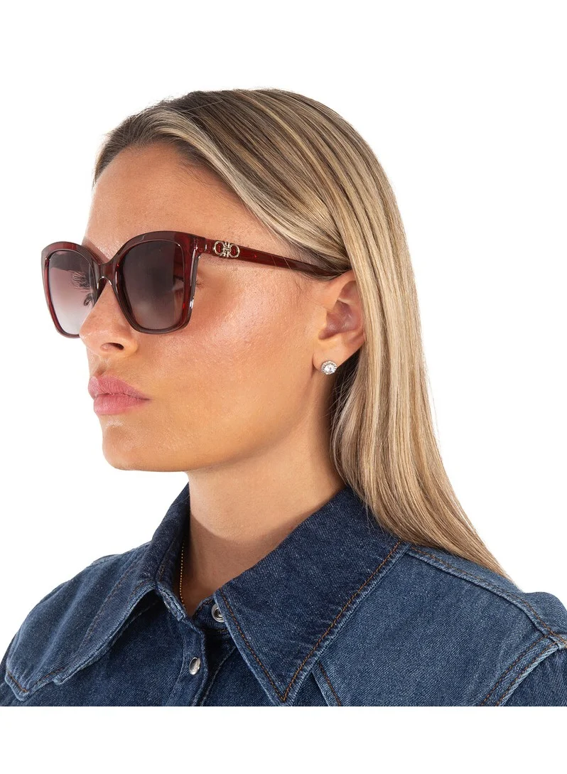 FERRAGAMO Modified Rectangle Oversized Sunglasses