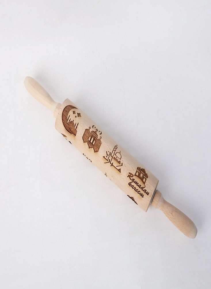 Hilalful هلال فول شوبك | أداة الخبز | أدوات المطبخ | اكسسوار مطبخ | موضوع إسلامي | العيد، رمضان ملهم | خشبي | غير لاصقة | قبضة سهلة | سطح أملس | سهل التنظيف - Image 3