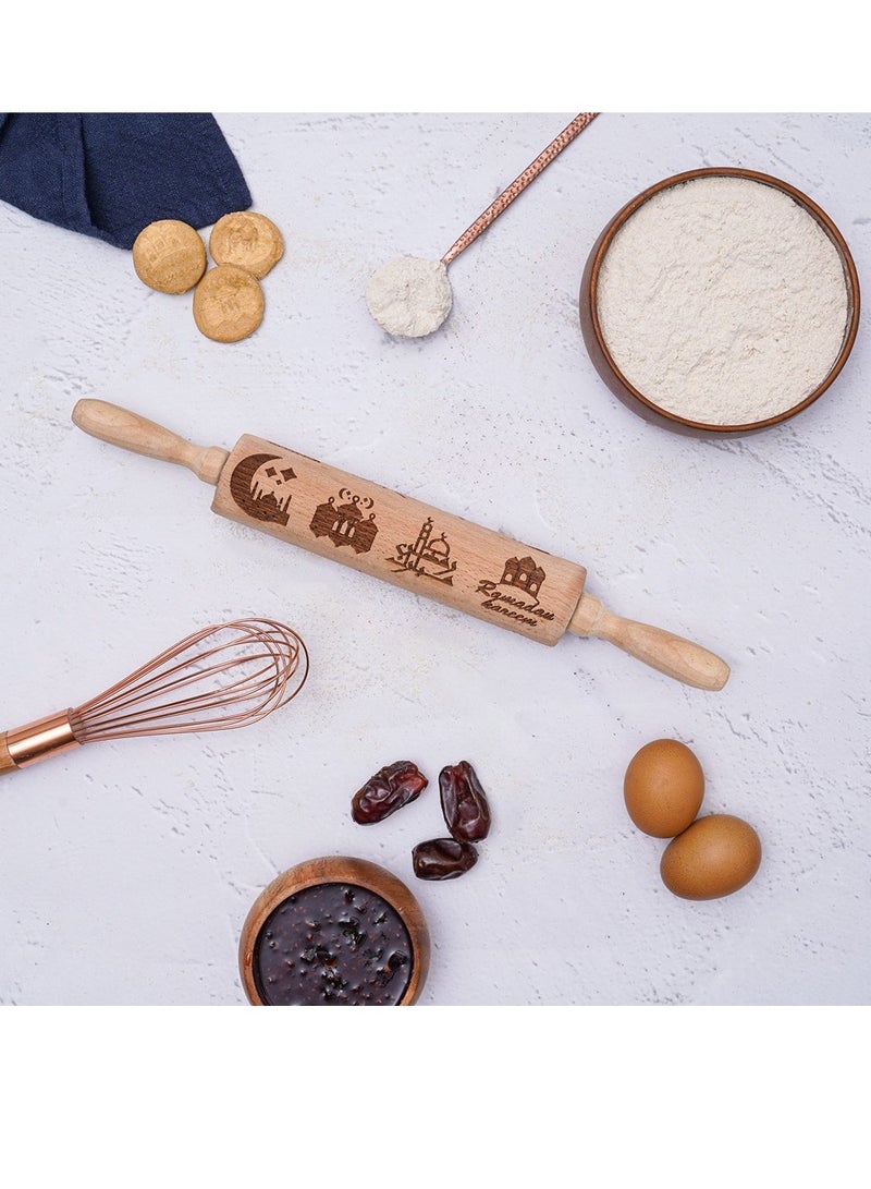 Hilalful هلال فول شوبك | أداة الخبز | أدوات المطبخ | اكسسوار مطبخ | موضوع إسلامي | العيد، رمضان ملهم | خشبي | غير لاصقة | قبضة سهلة | سطح أملس | سهل التنظيف - Image 5