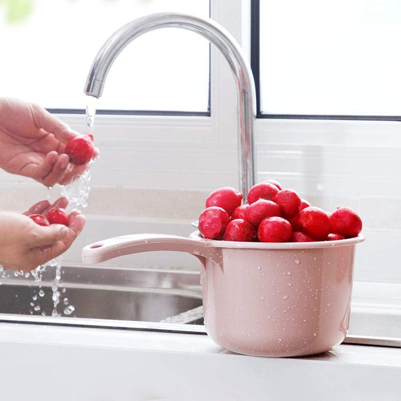 VIUJUH 3Pcs Washing Spoons Plastic Thicken Bathing Kitchen Ladles Bathroom Hair Washing Water Scoop - Image 4