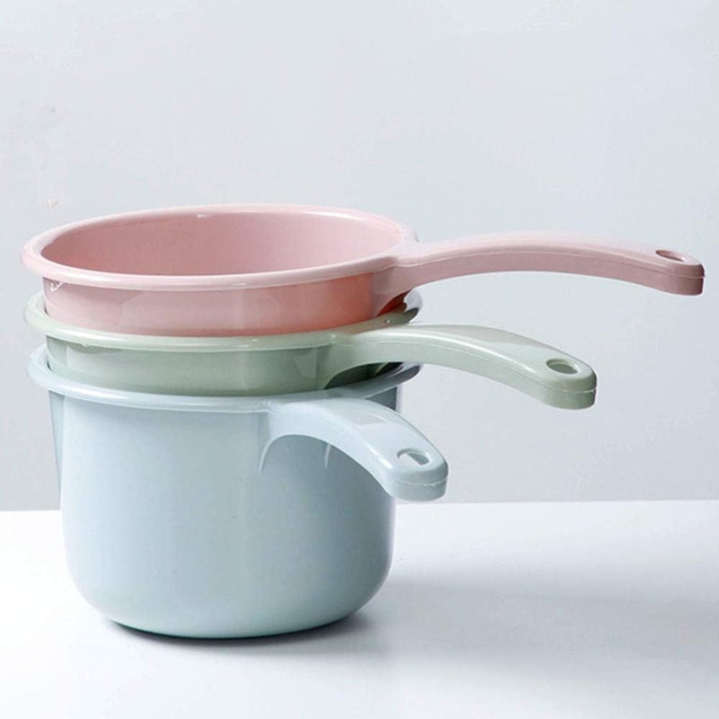 VIUJUH 3Pcs Washing Spoons Plastic Thicken Bathing Kitchen Ladles Bathroom Hair Washing Water Scoop - Image 2