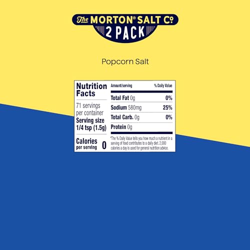 Morton Popcorn Salt Seasoning, 3.75 Ounce Shaker (Pack of 2) - Image 3