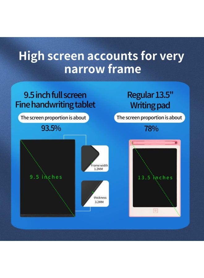 LCD Writing Tablet, 9.5in Erasable Reusable Electronic Drawing Pads, Electronic scratchpad for Kids and Adults, to-Do List Table with Magnetic - Image 5