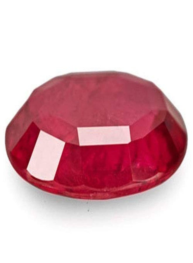 GEMS RIVER Natural 2.00 Carat Spinal Ruby Stone Original Certified Ceylon Red Spinel Stone Rashi Ratan Bhagya Loose Gemstone (E295) - Image 3