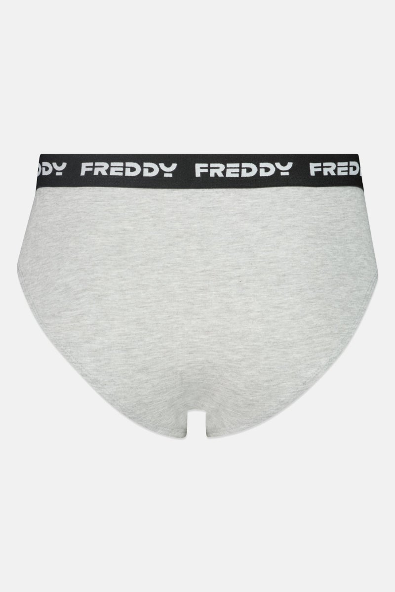 FREDDY سروال داخلي للرجال بشعار العلامة التجارية، رمادي - Image 2