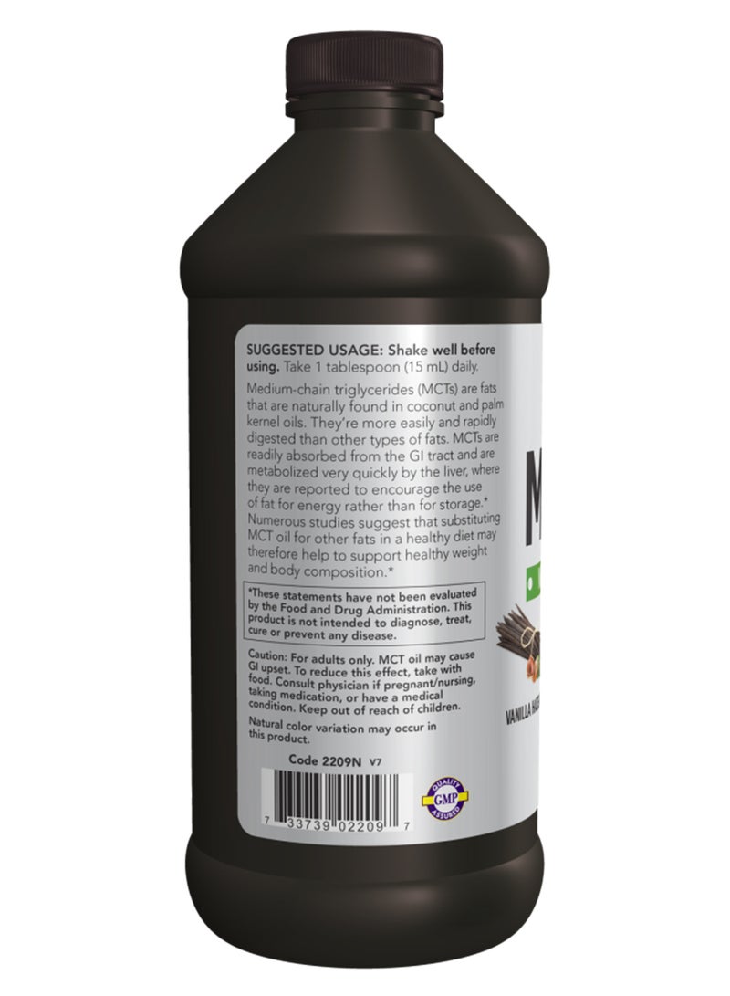 Now Foods Mct Oil Vanilla Hazelnut 16 Fl Oz - Image 3