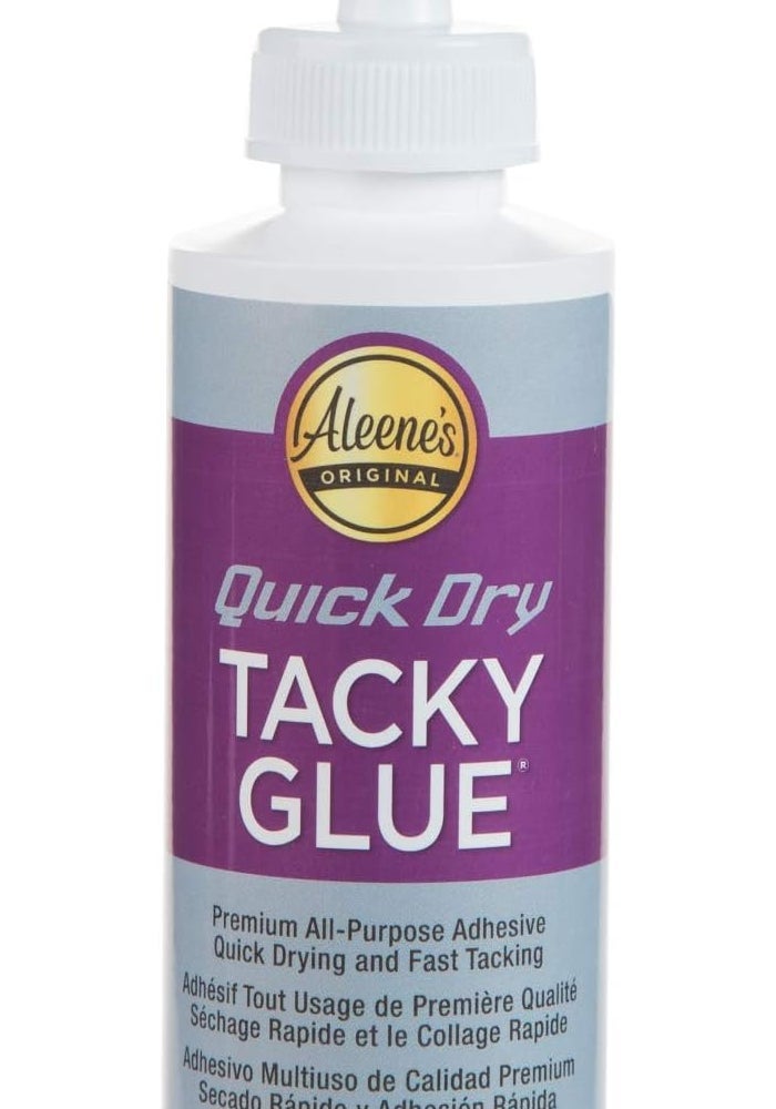 Aleene's Original Quick Dry Tacky Glue - 4 oz All-Purpose Adhesive - Image 1